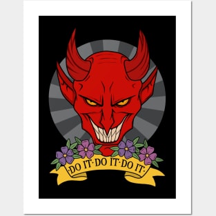 The Devil - Do it do it do it Posters and Art